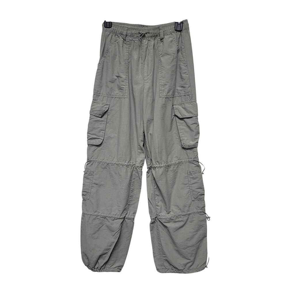 Aeropostale Green Parachute Cargo Pants XS Y2K Baggy Utility Gorpcore